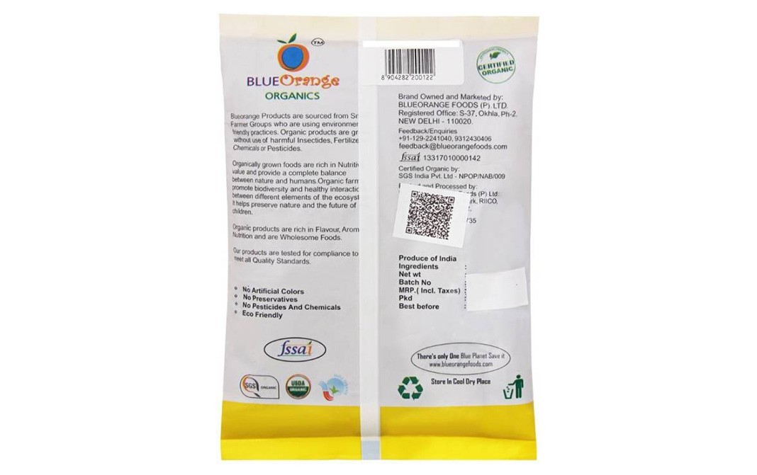 Blue Orange Organics Chana Dal    Pack  500 grams